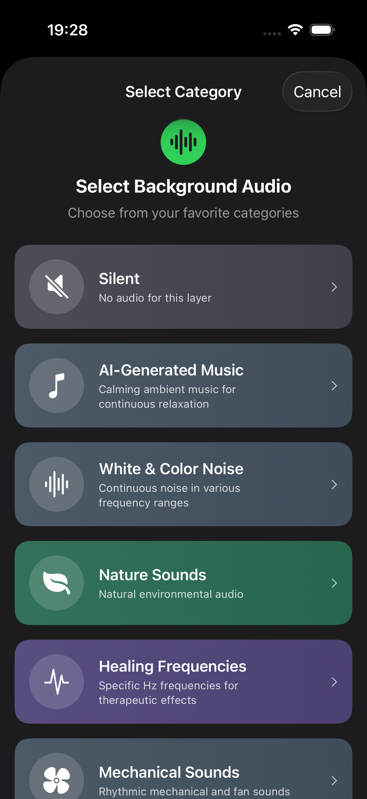 Background Audio